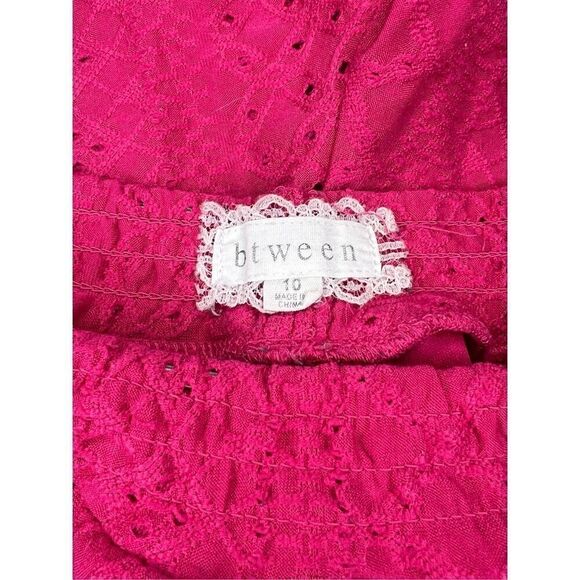 Btween Magenta Pink Shorts and Tank Outfit Set Girls 10 - Picture 7 of 8